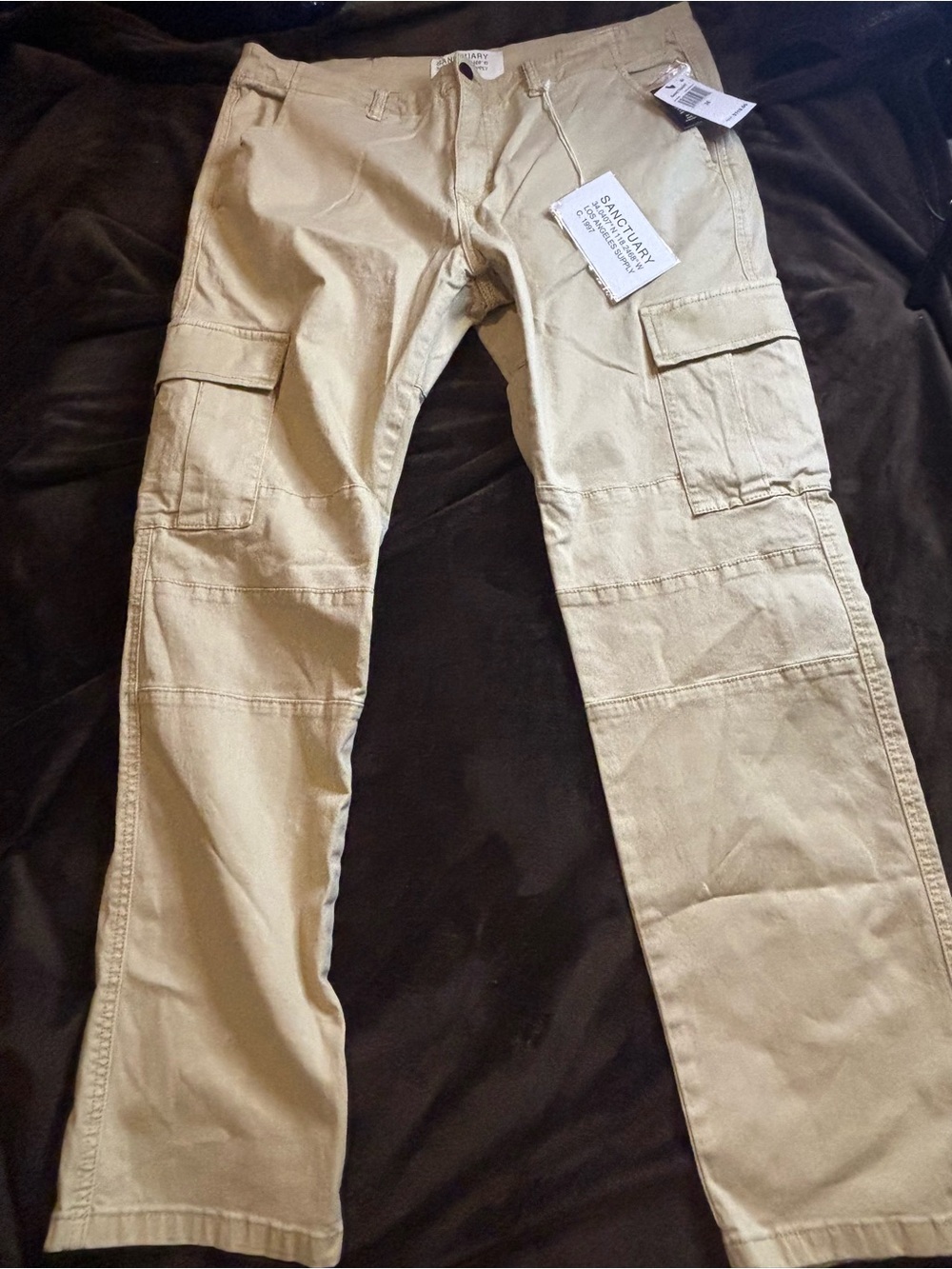 Sanctuary Beige Utility Cargo Pants